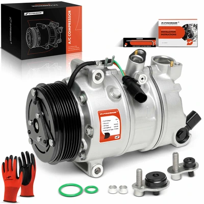 AC Compressor with Clutch