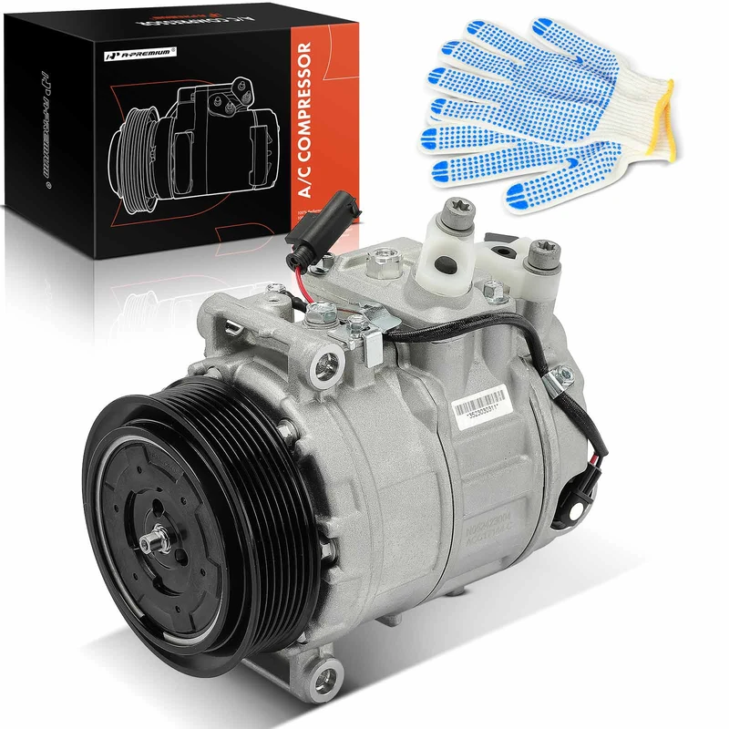 AC Compressor with Pulley for Dodge Sprinter 2500 3500 Mercedes-Benz CL600 GL320 ML320 S350