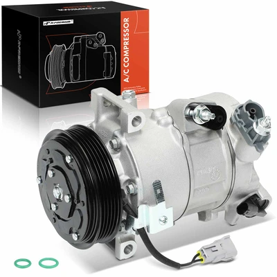 AC Compressor with Clutch & 5-Groove Pulley