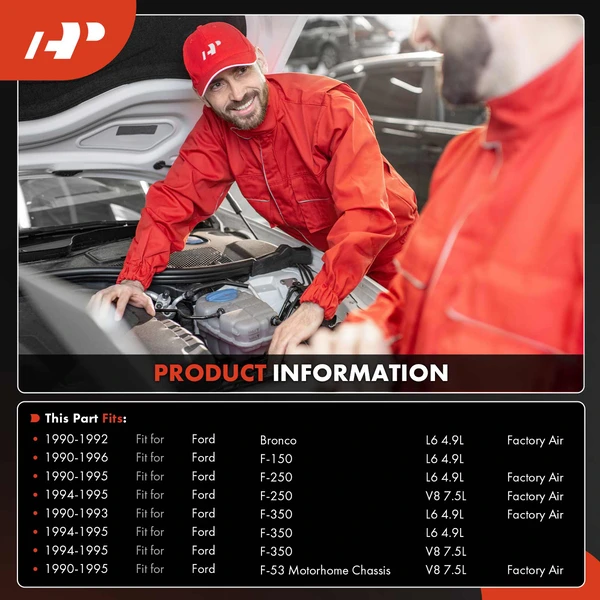 AC Compressor with Clutch with 6-Groove Pulley A-Premium APACC576