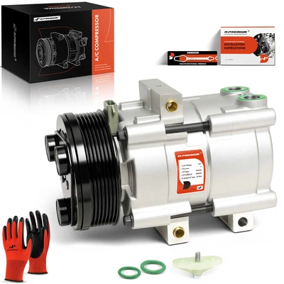 AC Compressor with Clutch & Pulley