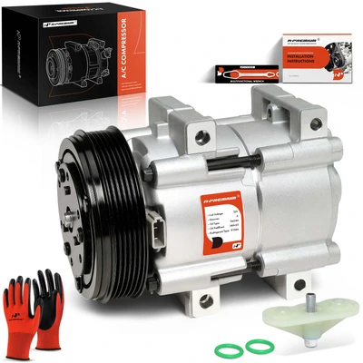 AC Compressor with Clutch & Pulley