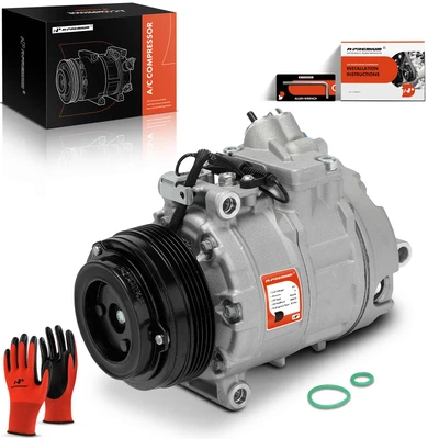 AC Compressor with Clutch & Pulley
