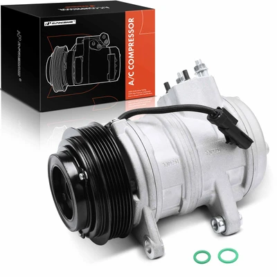 2005-2007 Jeep Grand Cherokee AC Compressor with Clutch with 6-Groove Pulley A-Premium APACC565