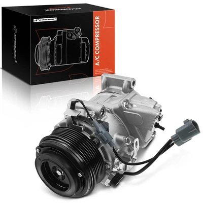 AC Compressor with Clutch & 7-Groove Pulley & 7SBU16C Style
