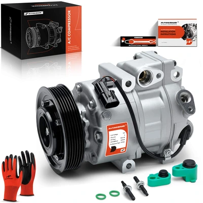 AC Compressor with Clutch & Pulley