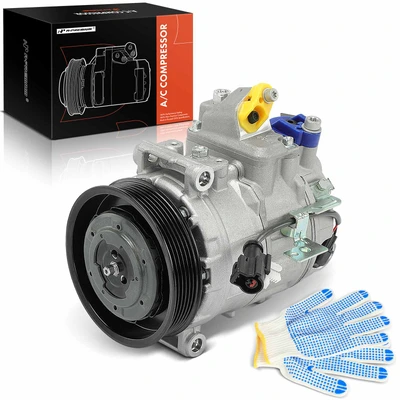 AC Compressor with Clutch & Pulley