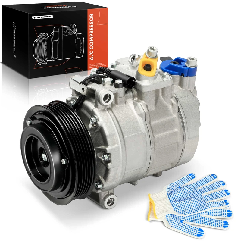 AC Compressor with Pulley & Clutch for Land Rover Freelander 2002-2005 V6 2.5L