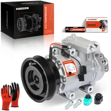 2010-2013 Kia Forte AC Compressor with Clutch with 6-Groove Pulley A-Premium APACC836