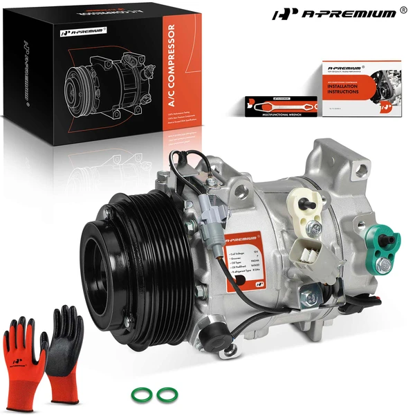 2006-2013 Lexus IS250 AC Compressor with Clutch with 7-Groove Pulley A-Premium APACC929