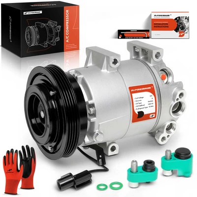 AC Compressor with Clutch & Pulley