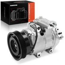 2007-2012 Kia Rondo AC Compressor with Clutch with 6-Groove Pulley A-Premium APACC441