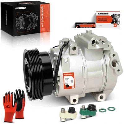 AC Compressor with Clutch & Pulley