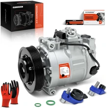 2011-2015 Audi Q7 AC Compressor with Clutch with 6-Groove Pulley A-Premium APACC630