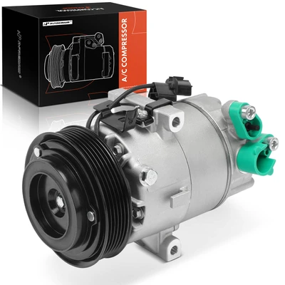 AC Compressor with Clutch & Pulley