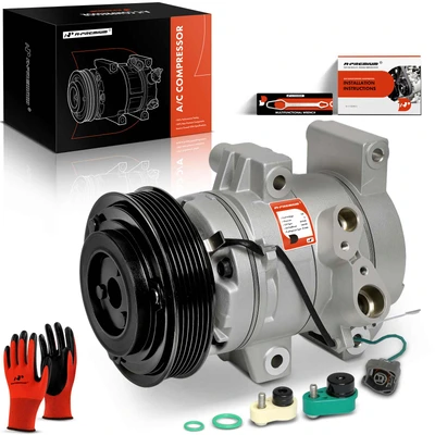 2009-2013 Mazda 6 AC Compressor with Clutch with 6-Groove Pulley A-Premium APACC554