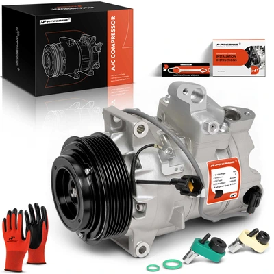AC Compressor with Clutch & Pulley