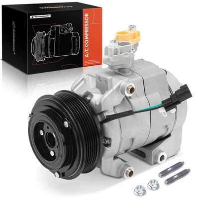 AC Compressor with Clutch & Pulley