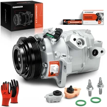 2018-2022 Lincoln Navigator AC Compressor with Clutch with 4-Groove Pulley A-Premium APACC594