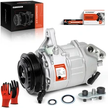 2016-2018 GMC Sierra 1500 AC Compressor with Clutch with 4-Groove Pulley A-Premium APACC569