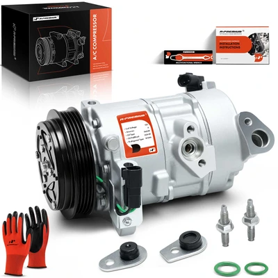 AC Compressor with Clutch & Pulley