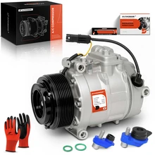2011 BMW 528i AC Compressor with Clutch with 8-Groove Pulley A-Premium APACC453