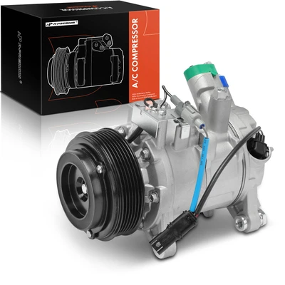 AC Compressor with 6-Groove Pulley & Clutch