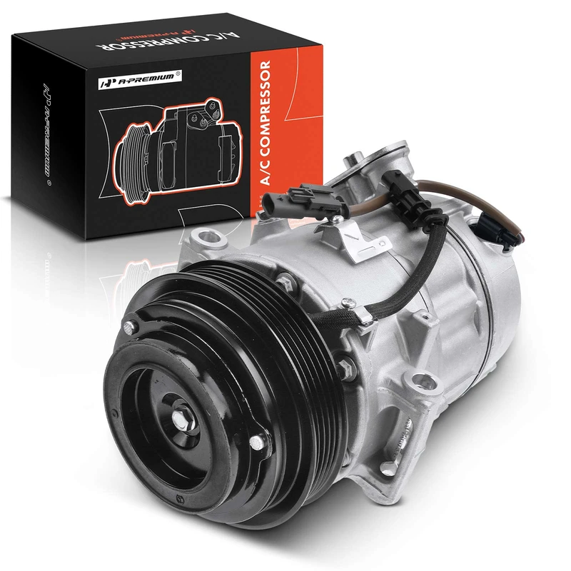 AC Compressor with Clutch & Pulley for Buick Regal 2012 2.4L PXC16 Style 5-Groove