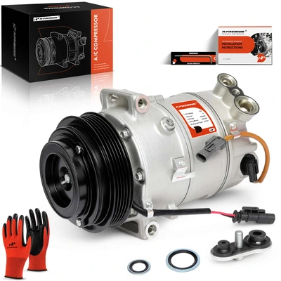 AC Compressor with Clutch & Pulley