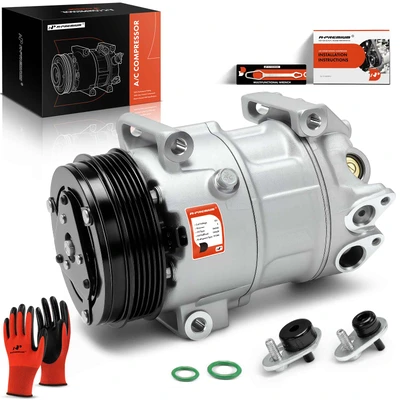 AC Compressor with Clutch & Pulley