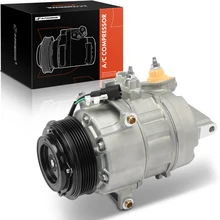 AC Compressor, With Clutch, With 6-Groove Pulley, 4.31 in. Pulley Diameter