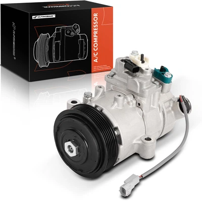 AC Compressor with 6-Groove Pulley & Clutch