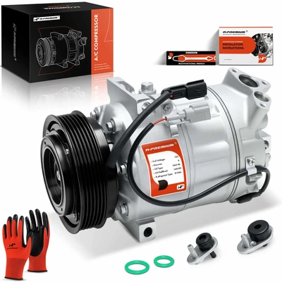 AC Compressor with Clutch & Pulley
