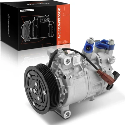 AC Compressor with Clutch & Pulley 