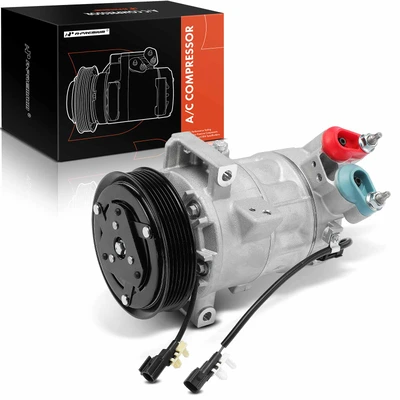 AC Compressor with Clutch & Pulley