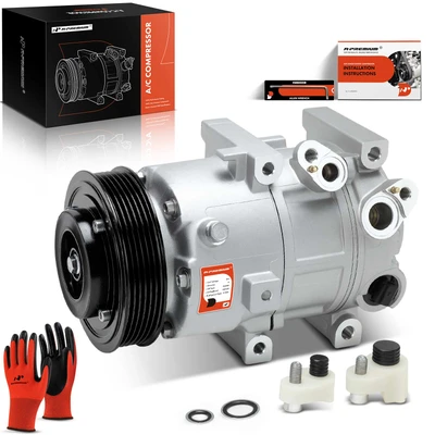 2019-2020 Kia Optima AC Compressor with Clutch with 6-Groove Pulley A-Premium APACC601