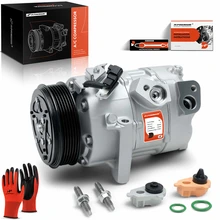 2020-2023 Ford Explorer AC Compressor with Clutch with 6-Groove Pulley A-Premium APACC603