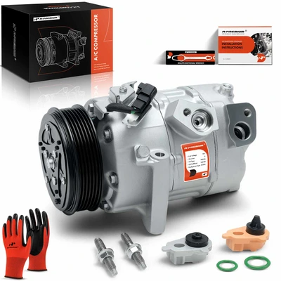 AC Compressor with Clutch & Pulley