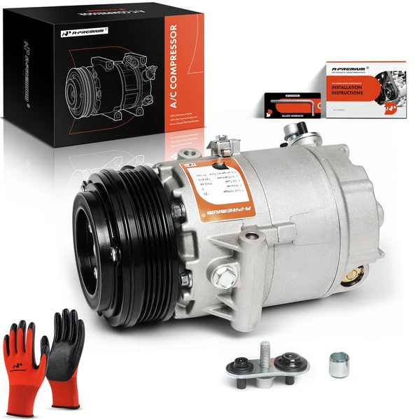 2003-2008 Chevrolet Corsa AC Compressor with Clutch with 5-Groove Pulley A-Premium APACC898