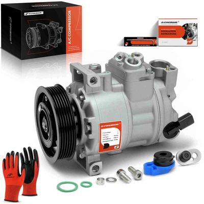 AC Compressor with Clutch & Pulley