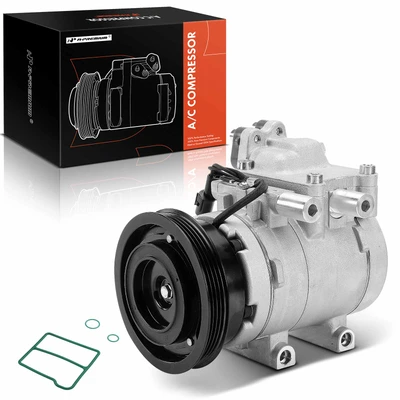 AC Compressor with Clutch & Pulley