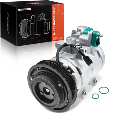 AC Compressor with 5-Groove Pulley