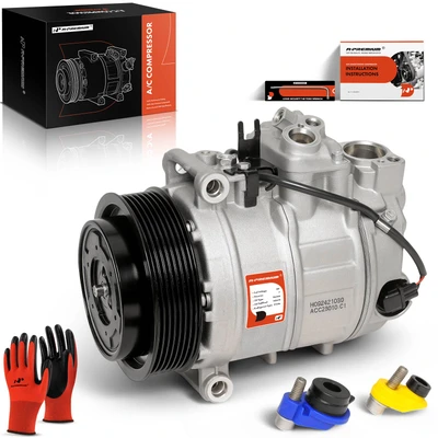 AC Compressor with Pulley & Clutch