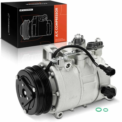 AC Compressor with 4-Groove Pulley