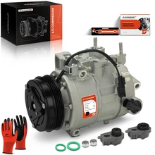 2012-2019 Ford Explorer AC Compressor with Clutch with 4-Groove Pulley A-Premium APACC887