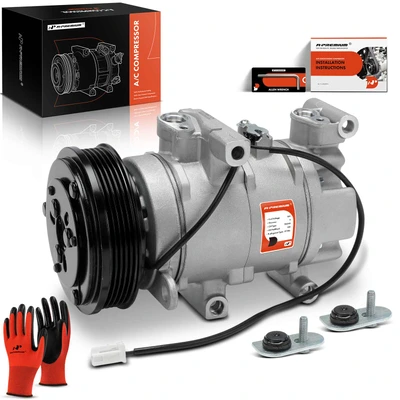 AC Compressor with 5-Groove High Speed Pulley
