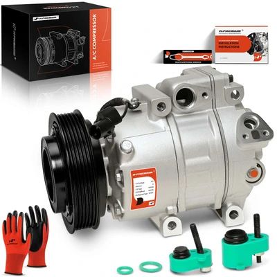 AC Compressor with Clutch