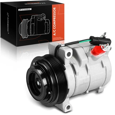 2009-2010 Dodge Journey AC Compressor with Clutch with 6-Groove Pulley A-Premium APACC730