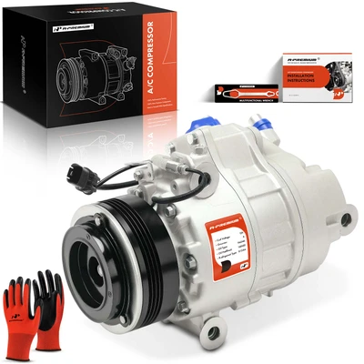 AC Compressor with Clutch & Pulley