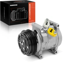 AC Compressor, With Clutch, With 4-Groove Pulley, 4.17 in. Pulley Diameter